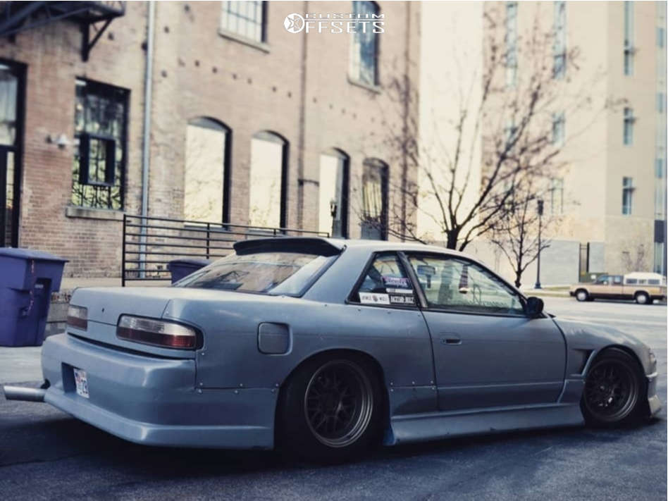 1990 Nissan 240SX with 16x9 0 7Twenty Style 44 and 225/35R16