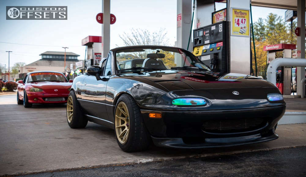 1997 Mazda MX-5 Miata with 15x8.25 0 XXR 527 and 205/50R15 Nitto