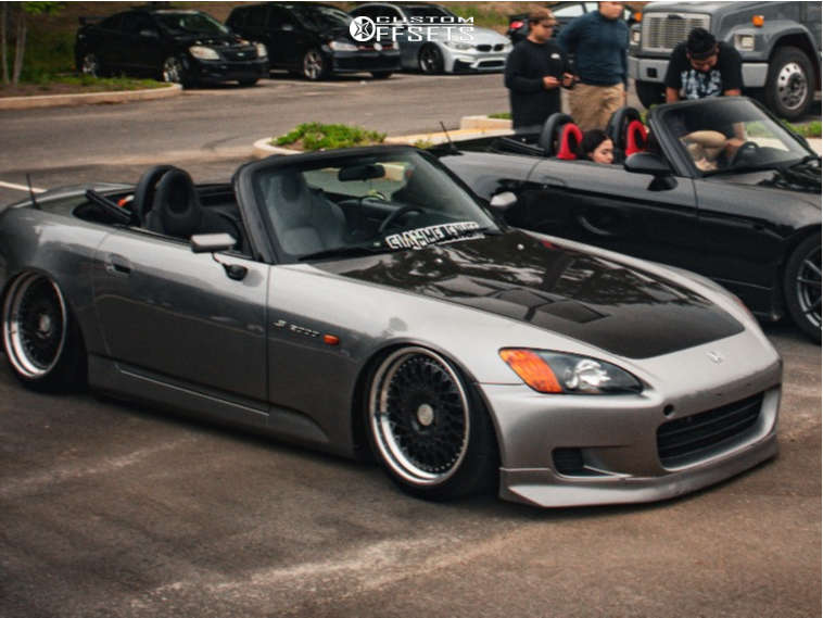 2001 Honda S2000 with 18x9 0 Brada BR-1 and 225/35R18 Michelin