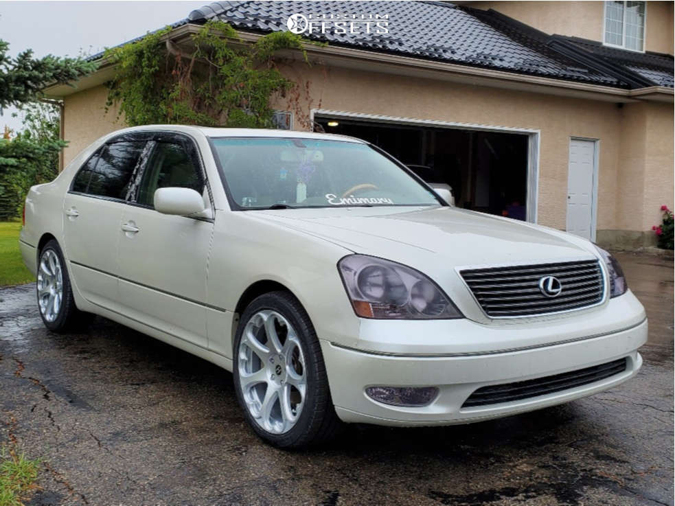 ♡ꪆৎ♡ 2001 Lexus LS430 with 19x8.5 35 Heritage Kokoro Monoc and