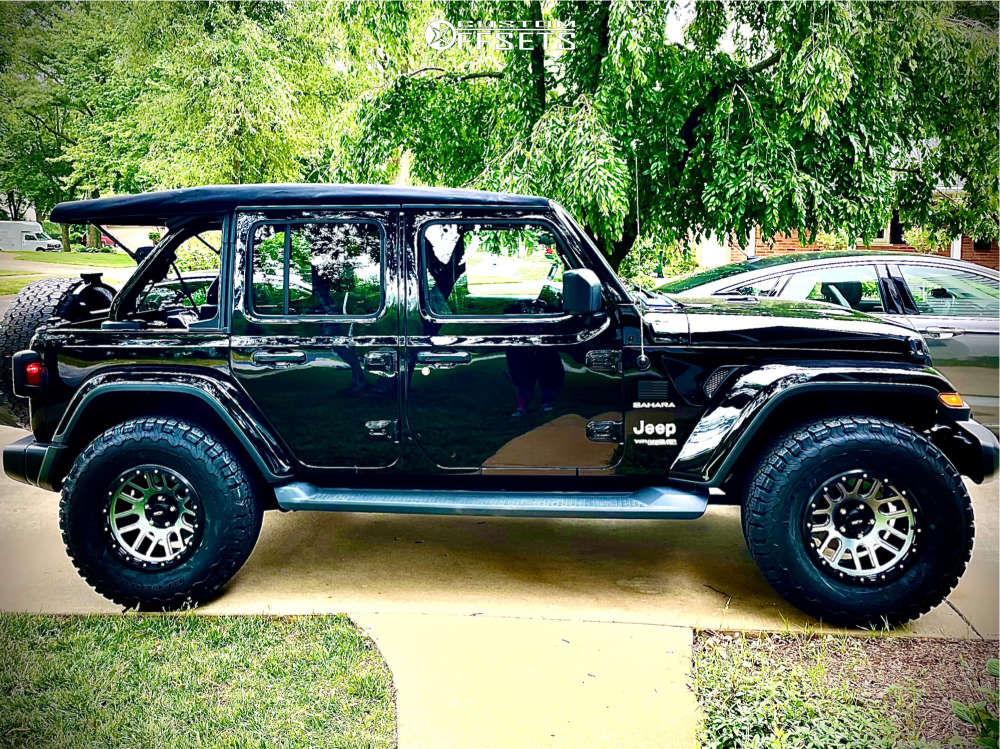 2019 Jeep Wrangler with 17x9 -12 Vision Nemesis and 315/70R17