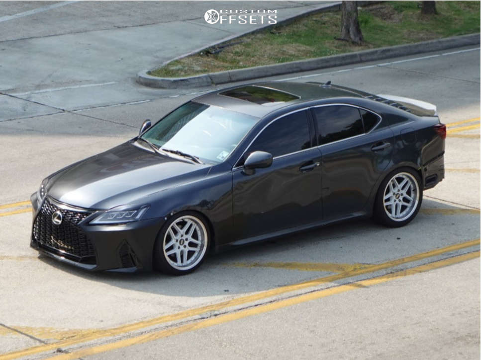 2008 Lexus IS250 with 18x9.5 22 ESR Cs15 and 245/35R18 Falken