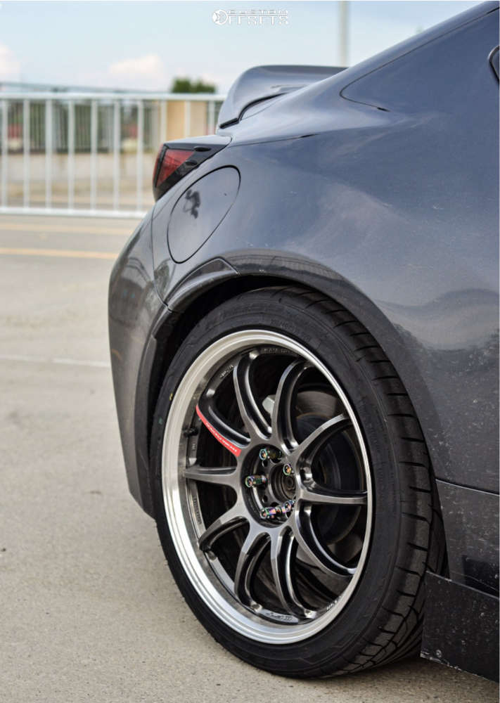 2023 Subaru BRZ with 18x8.5 47 Work Zr10 and 225/40R18 Nitto Nt555 G2 ...