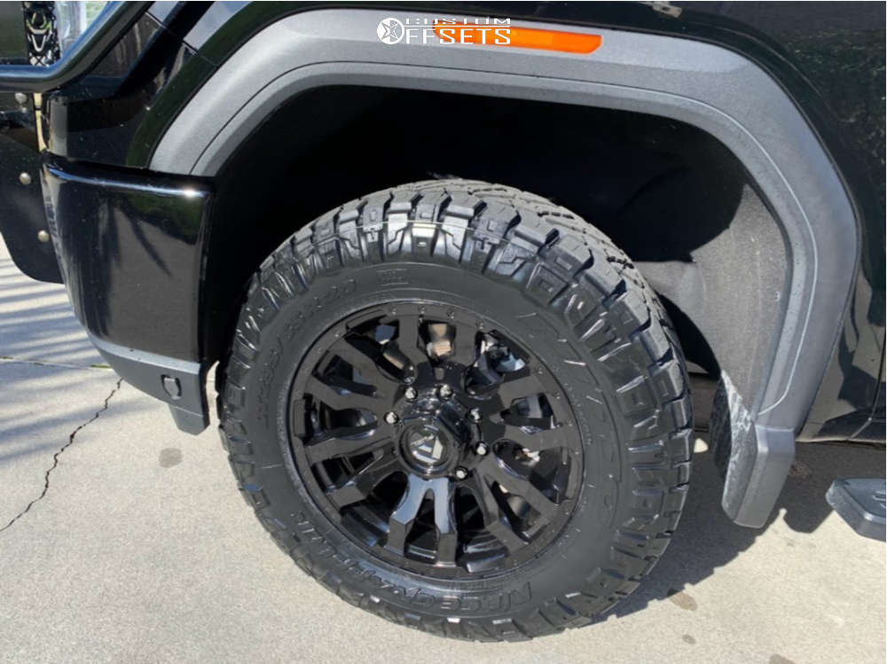2020 GMC Sierra 3500 HD with 20x9 20 Fuel Blitz and 295/65R20 Nitto ...
