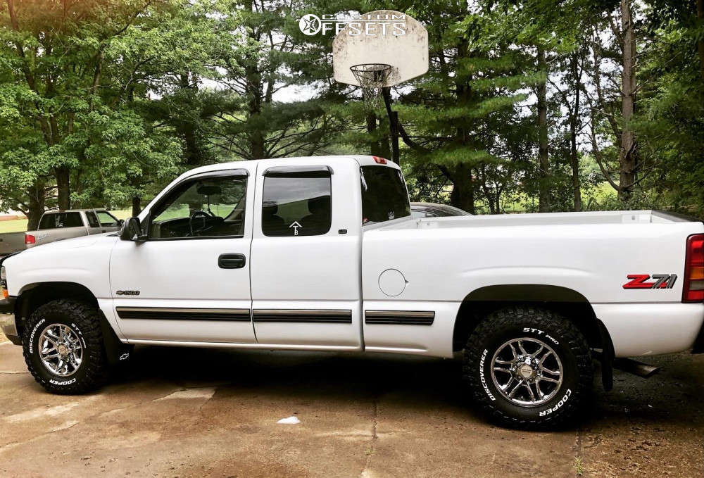 1999 Chevrolet Silverado 1500 with 16x8 0 American Racing AR893 and 265 ...