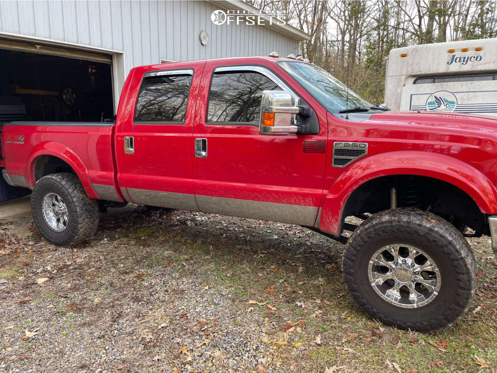 2010 Ford F-250 Super Duty with 18x9 10 Helo He791 and 37/13.5R18 Toyo ...