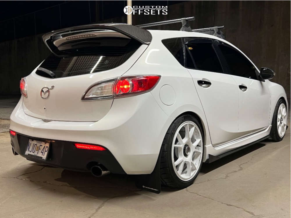 2012 Mazda 3 with 18x8.5 35 Fifteen52 Comp and 225/40R18 Falken