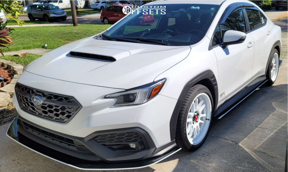 2022 Subaru WRX with 18x8.5 35 Aodhan Ah07 and 245/40R18