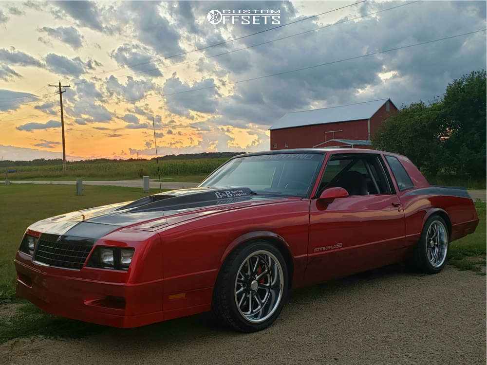 1986 Chevrolet Monte Carlo with 18x9.5 1 US Mags Rambler and 275/35R18