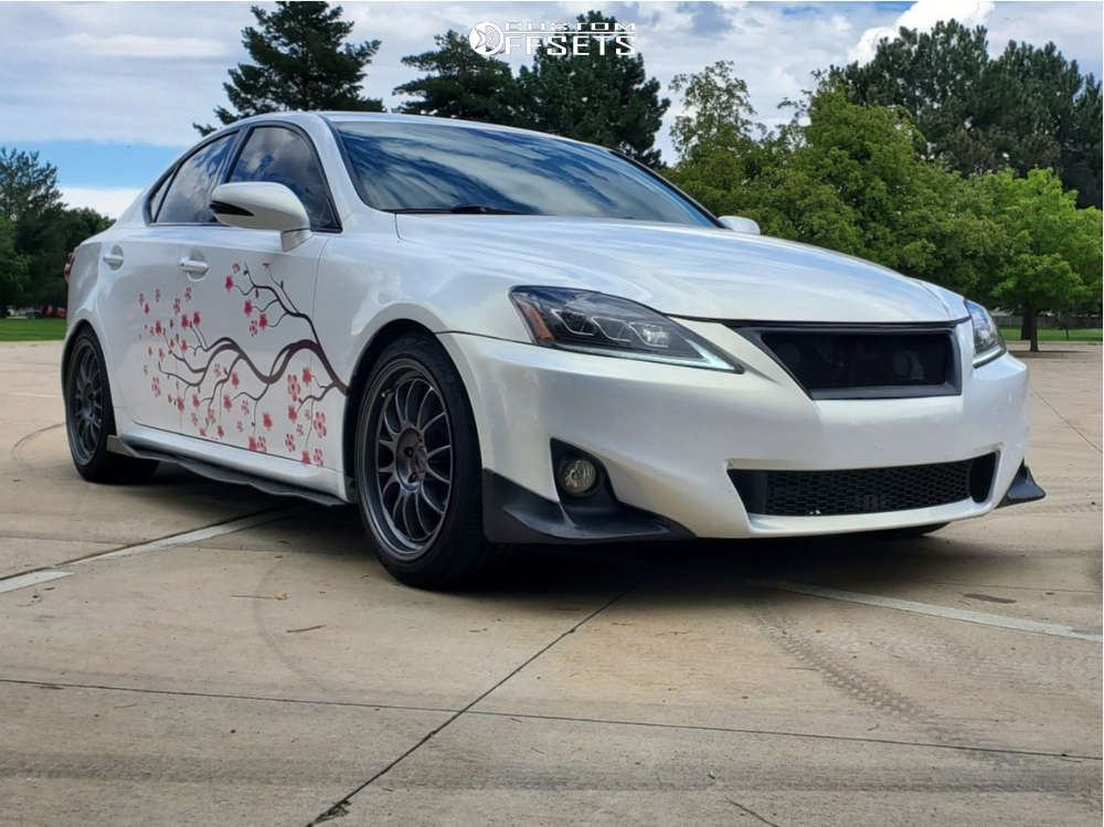 2009 Lexus IS250 with 18x9 35 Kansei Corsa and 225/45R18 Kumho