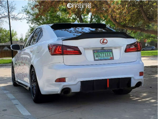2009 Lexus IS250 with 18x9 35 Kansei Corsa and 225/45R18 Kumho