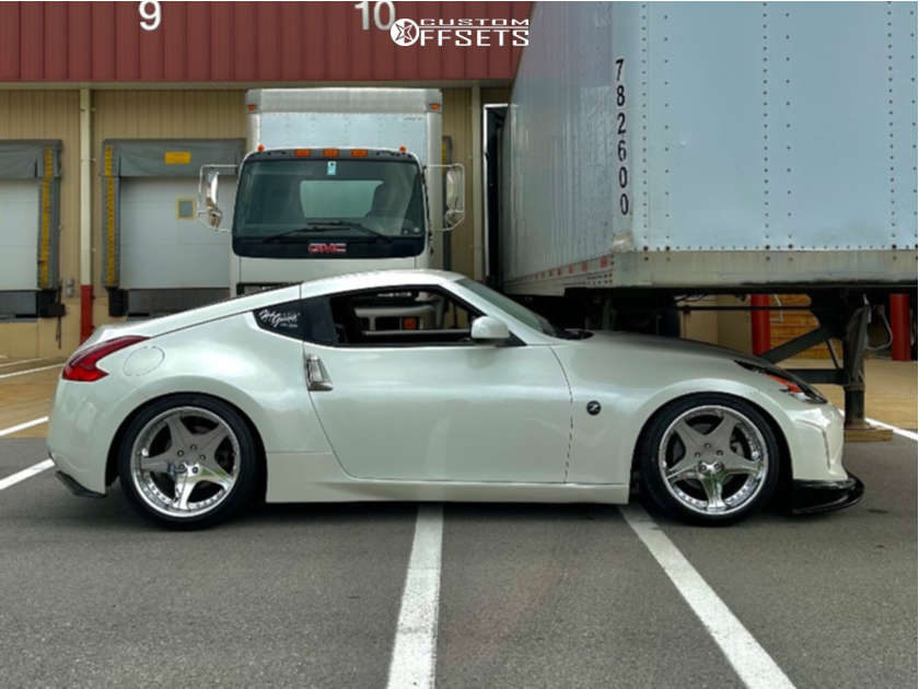 2020 Nissan 370Z with 19x10.5 17 Leon Hardiritt Ordens and 255