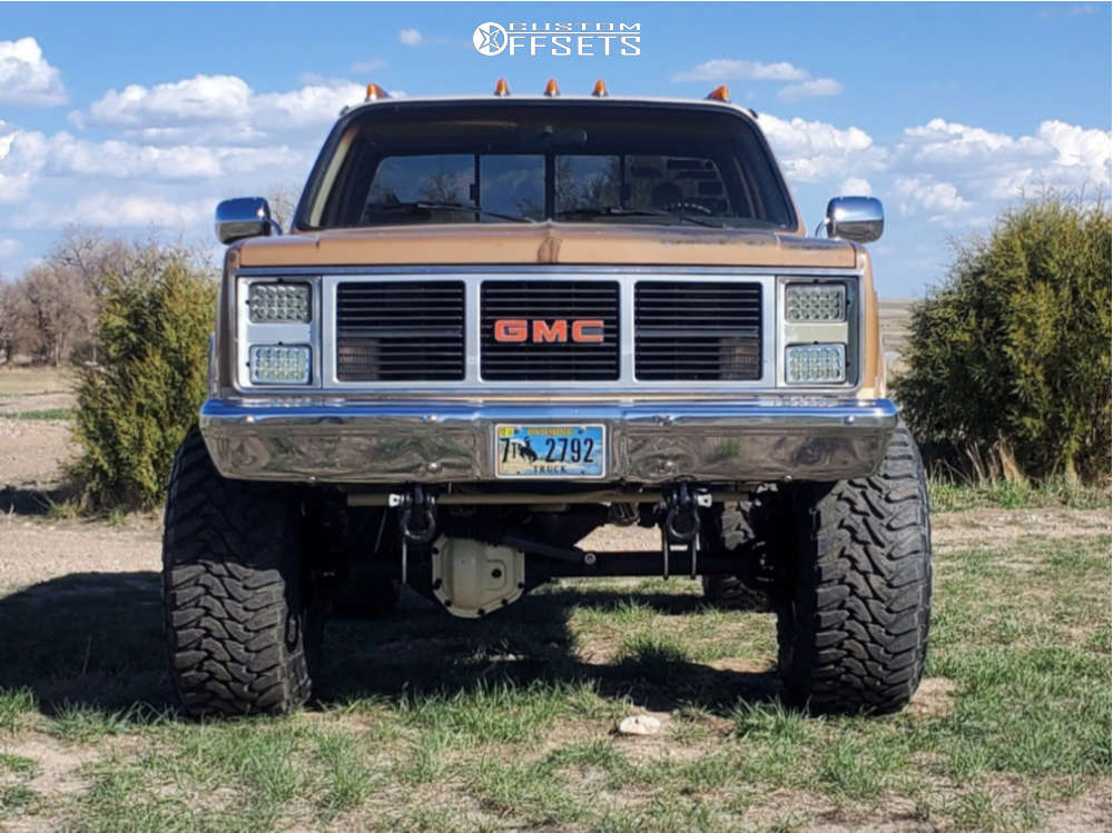 1986 GMC K2500 with 16x12 -50 Mickey Thompson Classic Iii and 385/70R16 ...