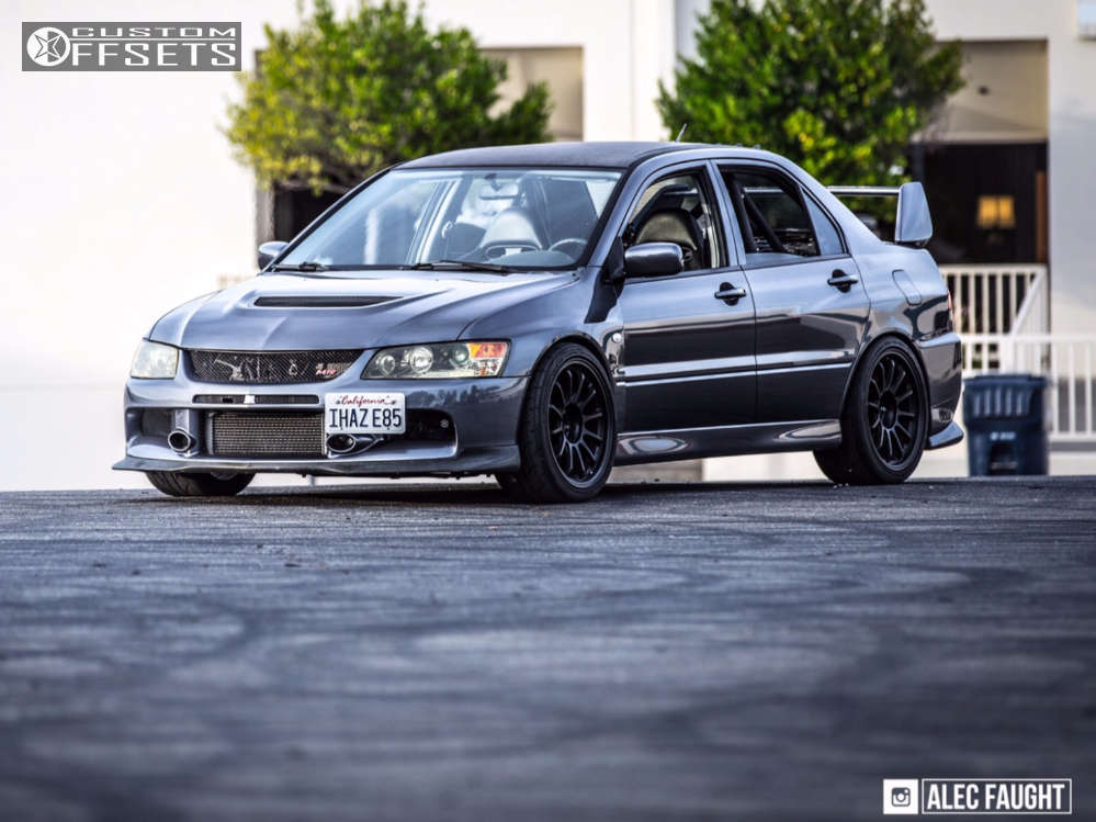 frog lancer 　custom order 2015 Mitsubishi Lancer with 19x9.5 22 Kansei Tandem and 265/30R19