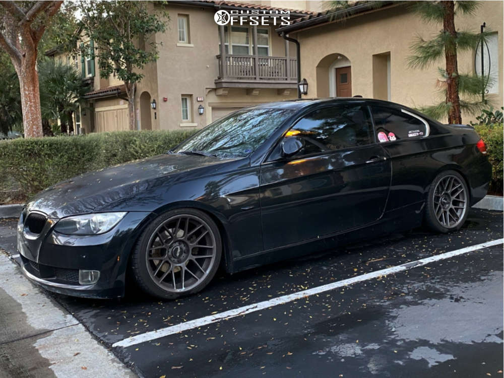 2007 BMW 328i with 18x9 30 Apex Arc-8 and 245/35R18 Hankook Ventus V12 ...