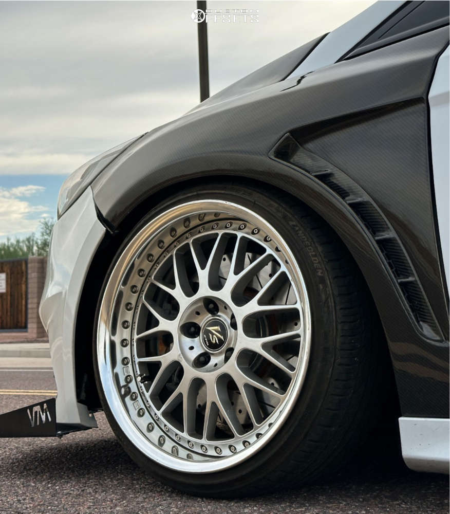 2016 Ford Focus with 18x9.5 24 Work VS-XX and 215/35R18 Westlake