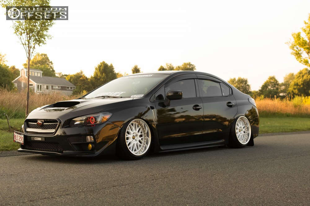 2015 Subaru WRX with 18x10.5 30 Work VS XX and 235/40R18 Falken
