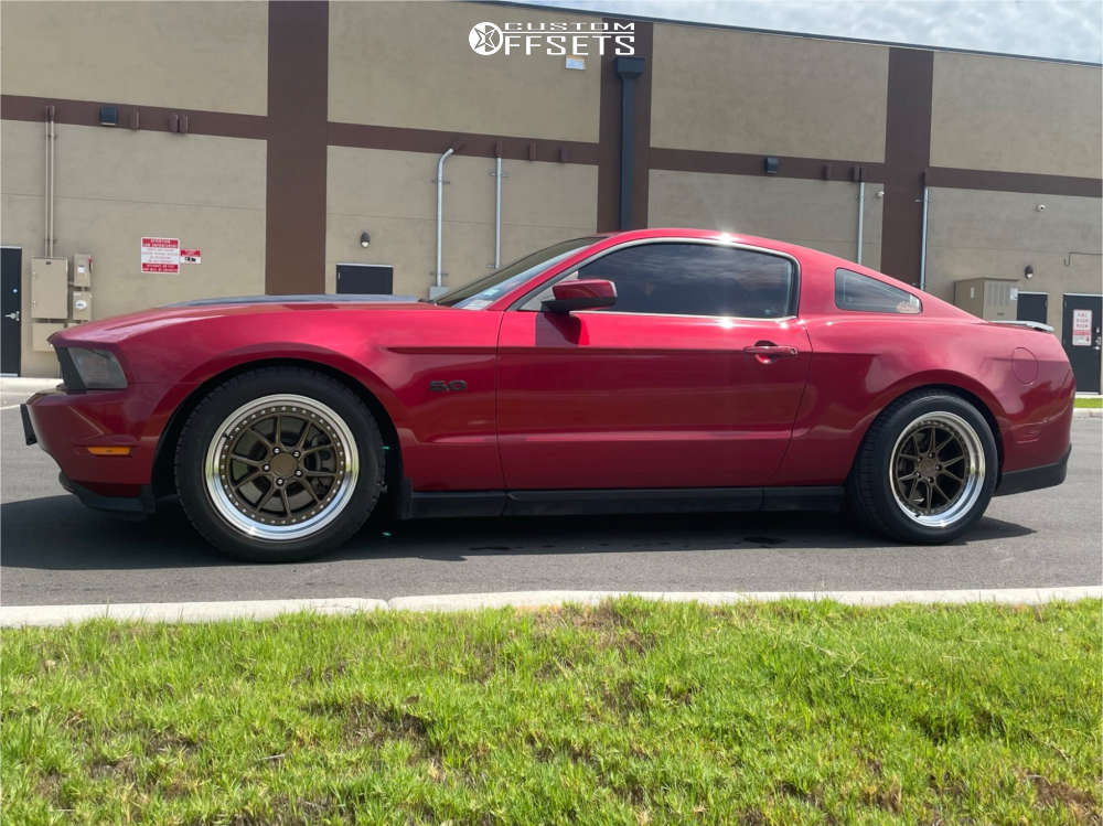 2012 Ford Mustang with 18x8.5 35 Aodhan Ds08 and 235/50R18 Toyo