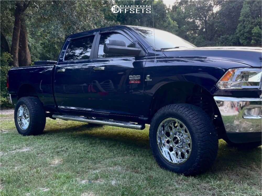 2012 Ram 2500 with 20x10 -25 Vision Rocker and 35/12.5R20 Milestar ...