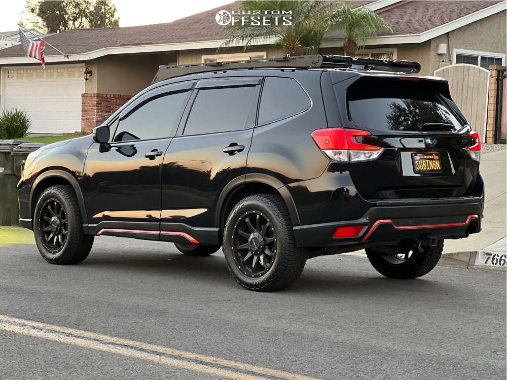 2019 Subaru Forester with 18x8 35 Raceline Shift and 235/60R18 Falken ...