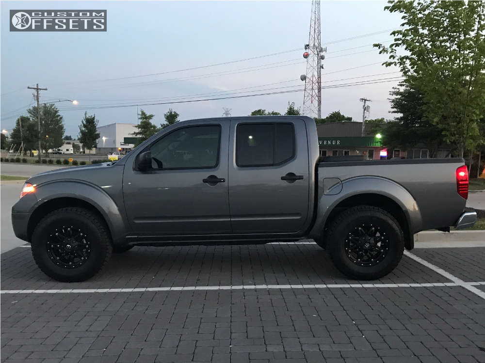 2017 Nissan Frontier with 17x9 1 Fuel Hostage D531 and 285/70R17 Nitto