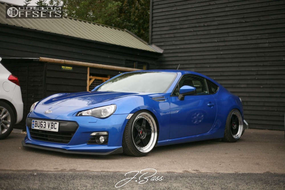 2013 Subaru BRZ with 18x9.5 20 Japan Racing JR6 and 215/35R18