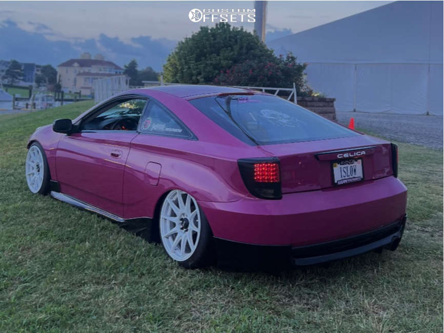 2003 Toyota Celica with 17x8.25 35 XXR 527 and 205/40R17 Toyo