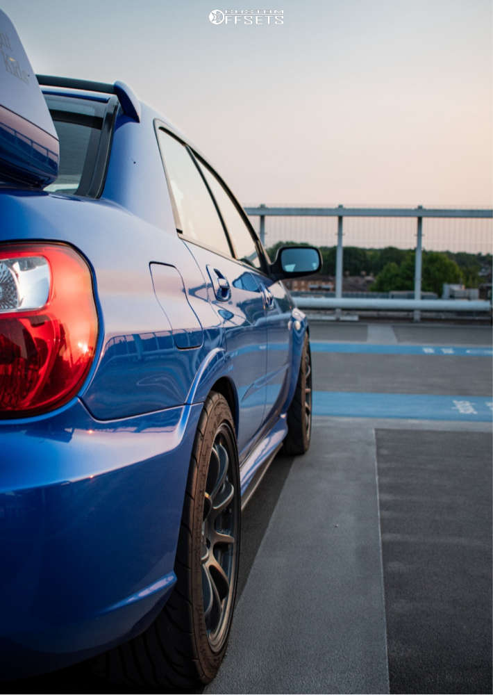 【2/2】インプレッサwrx sti NANKANG 245/40R18 2008 Subaru WRX STI with 18x8.5 33 AVID1 AV20 and 245/40R18