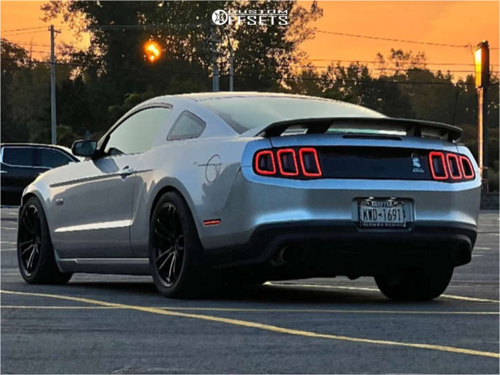 2012 Ford Mustang with 19x10 35 American Racing Mach Five and 275/35R19 ...