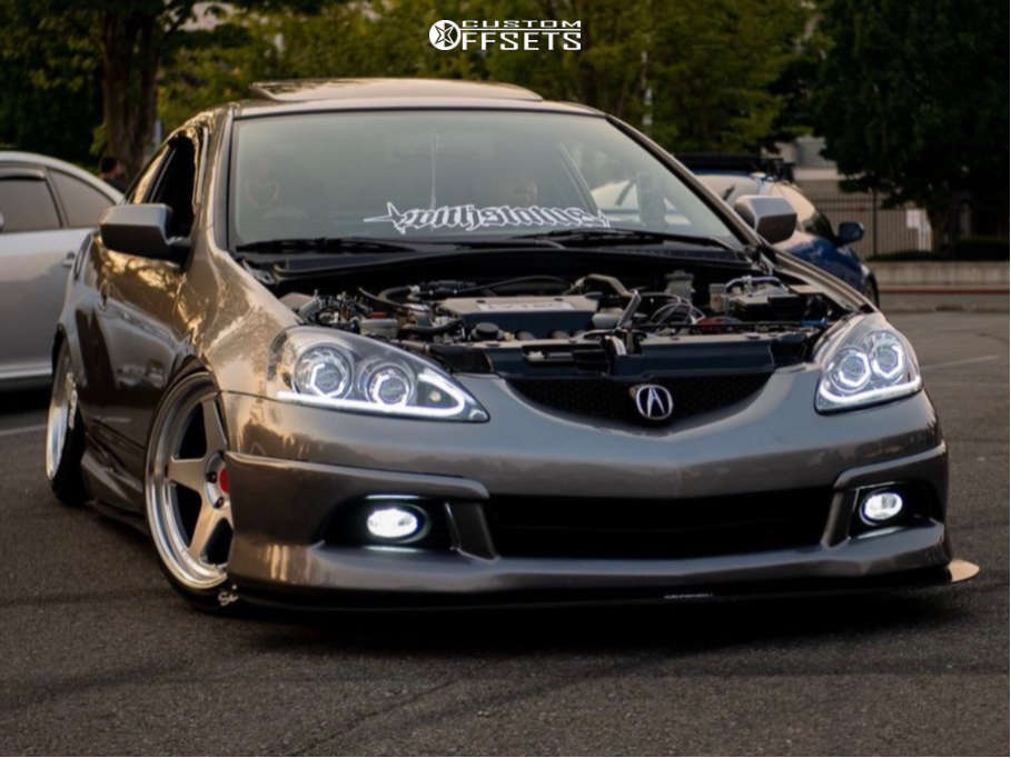 2005 Acura RSX with 18x9.5 22 Kansei Knp and 225/40R18 Nitto Neo