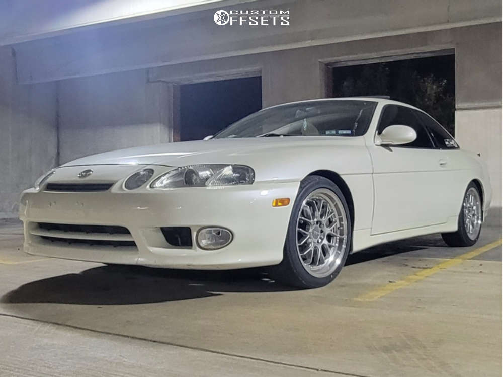 1998 Lexus SC400 with 18x8.5 42 F1R F21 and 235/40R18 Toyo Tires