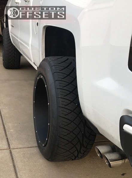 2017 Chevrolet Silverado 1500 with 20x12 -51 Vision Rocker and 305 ...