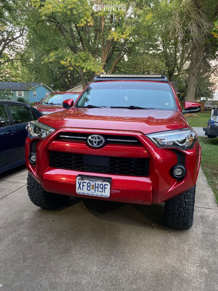 2021 Toyota 4Runner with 17x9 -12 Mayhem Warrior and 285/70R17 Cooper ...