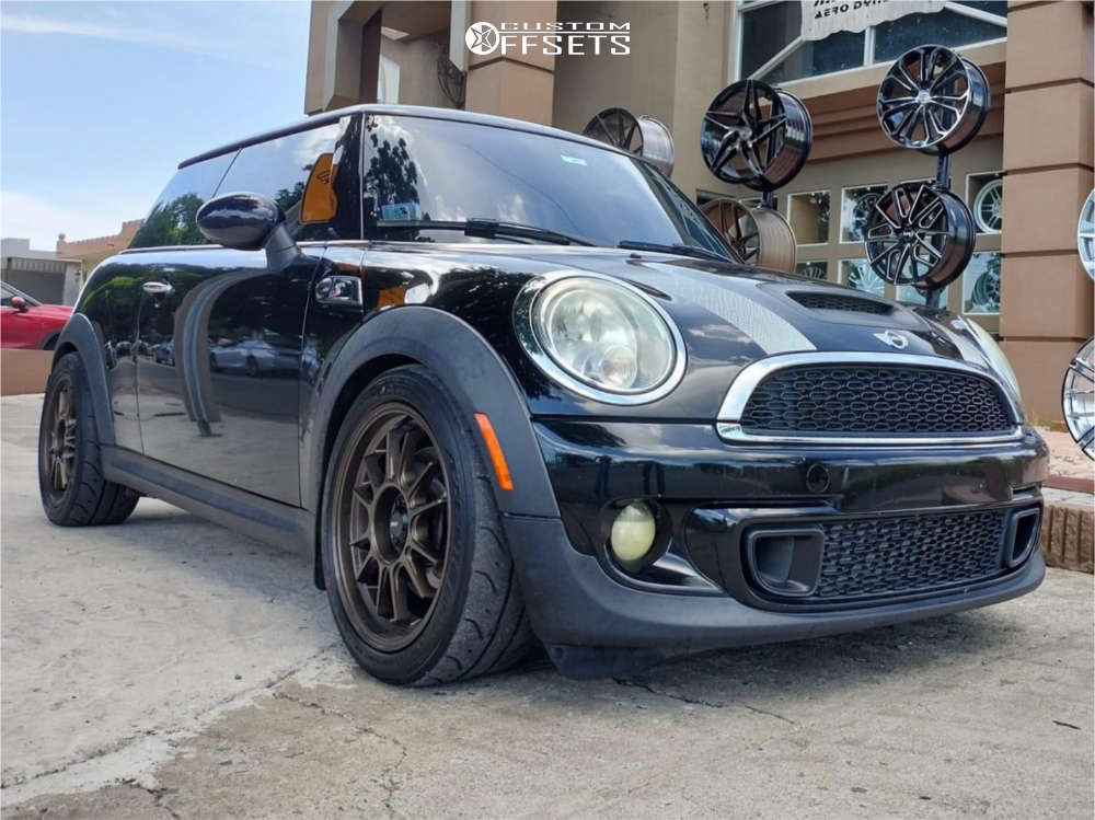2013 Mini Cooper with 17x8 45 Konig Hypergram and 215/45R17