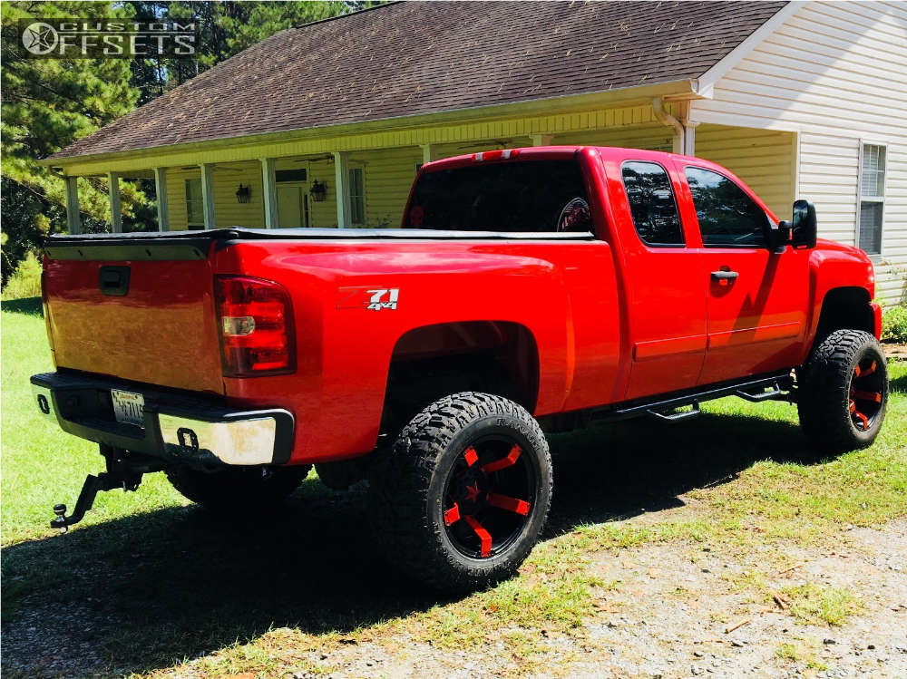 2008 Chevrolet Silverado 1500 with 20x12 44 XD Rockstar Ii and 325