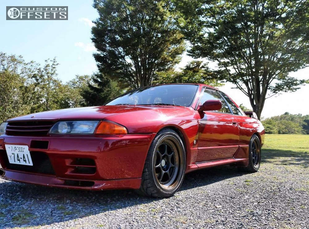 1991 Nissan Skyline with 17x9 22 Enkei Rs and 255/40R17 Kenda Kr20