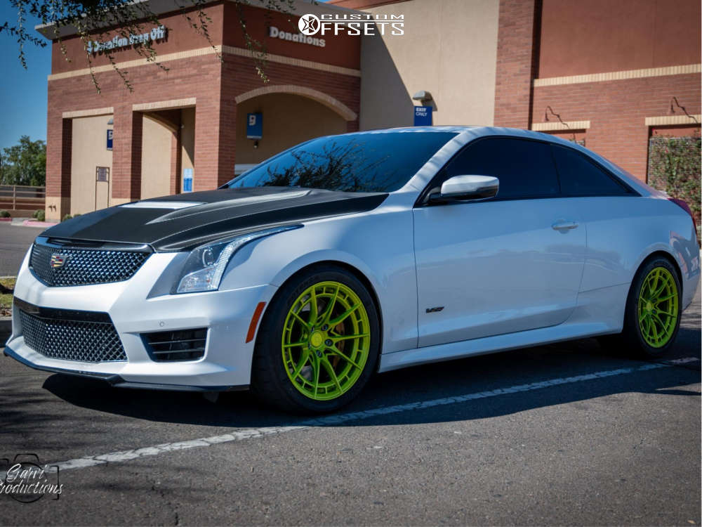 2017 Cadillac ATS with 18x9.5 24 VR Forged D03-r and 275/35R18