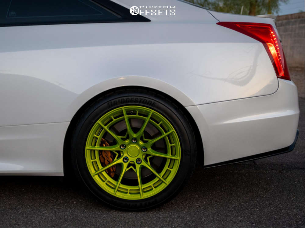 2017 Cadillac ATS with 18x9.5 24 VR Forged D03-r and 275/35R18