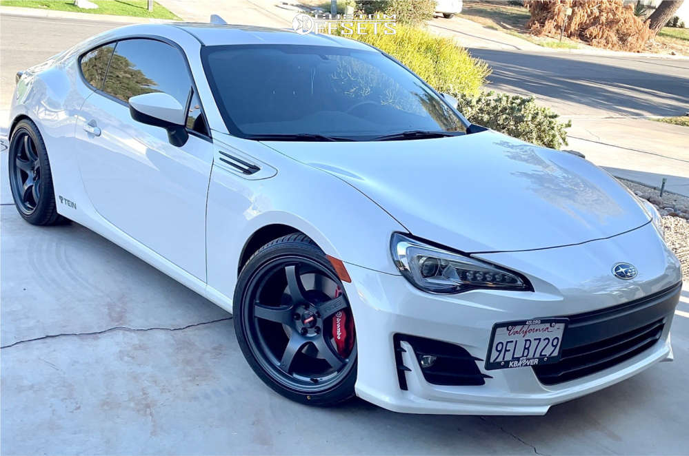 2020 Subaru BRZ with 18x9.5 38 Gram Lights 57cr and 255/35R18