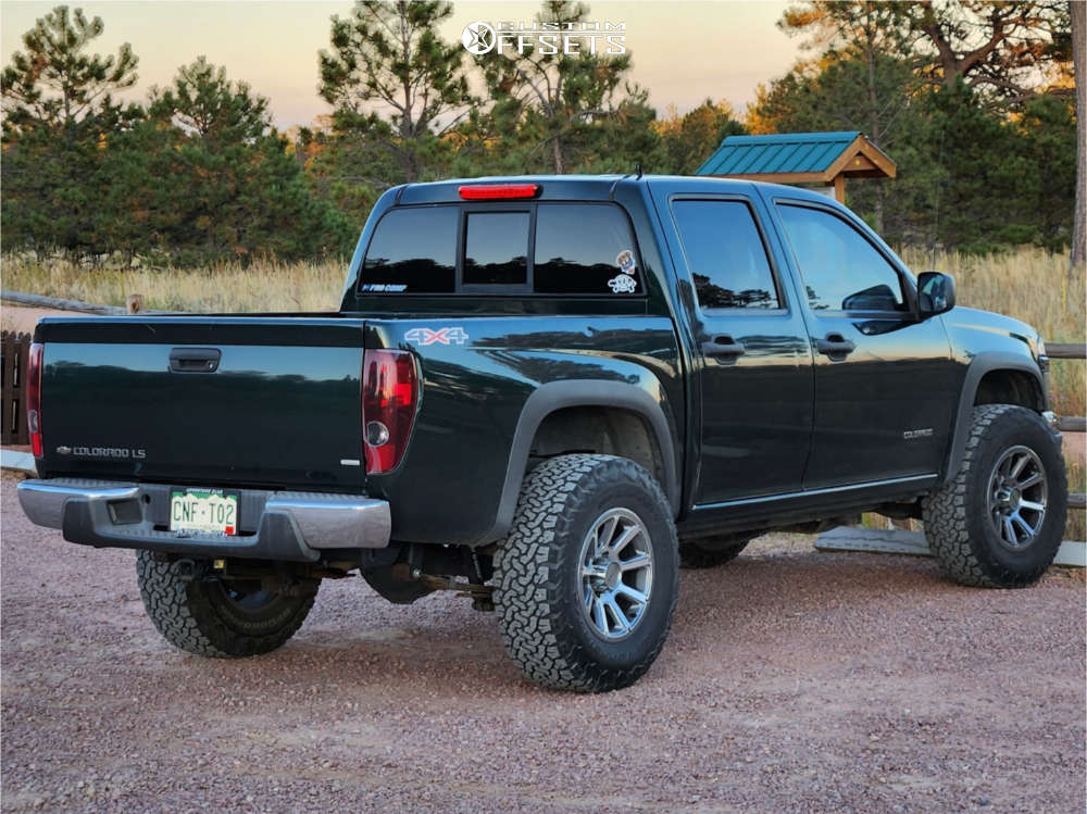 2004 Chevrolet Colorado with 17x8.5 18 Vision Turbine and 285/70R17 ...