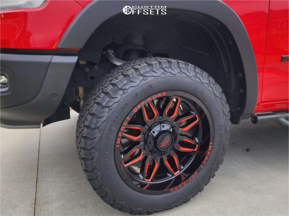 2019 Ram 1500 with 20x10 -12 Impact Offroad 827 and 285/65R20 ...