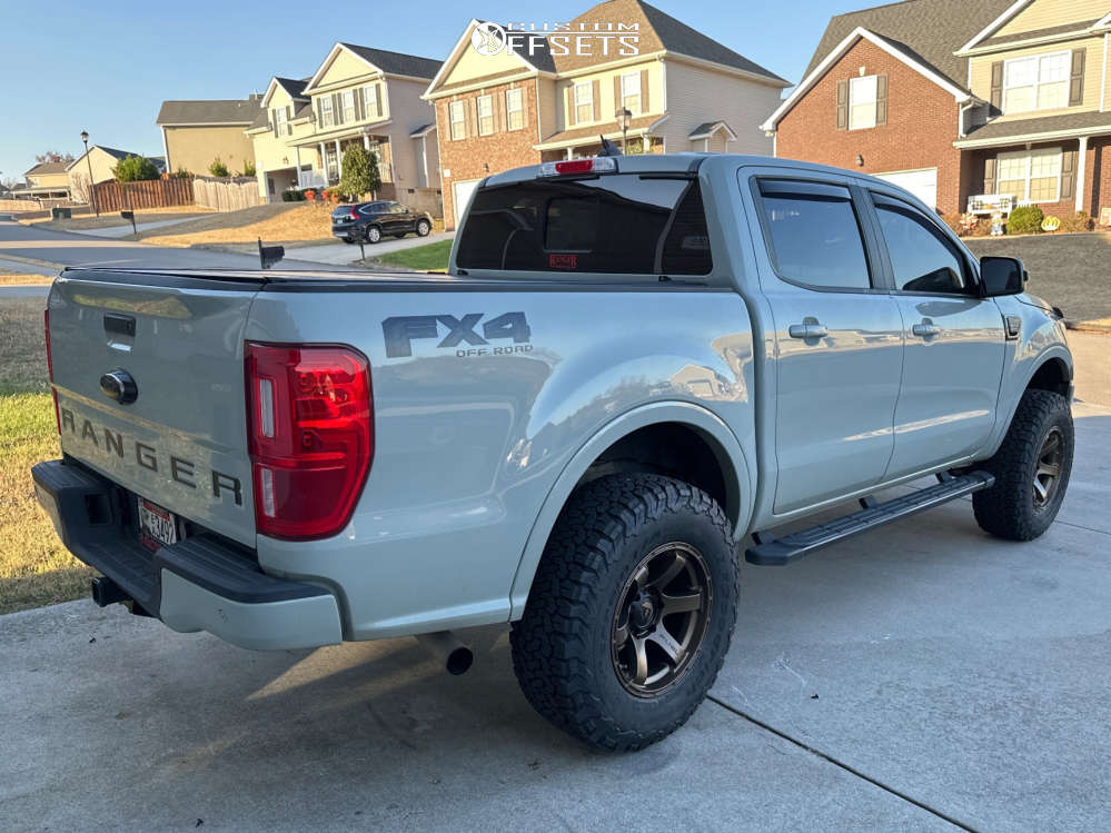 2021 Ford Ranger with 17x9 1 Fuel Rush and 285/75R17 BFGoodrich All ...
