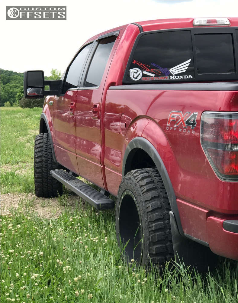 maverick pickup truck on 2012 Ford F 150 Wheel Offset Super Aggressive 3 5 Leveling Kit 280940 Custom Offsets