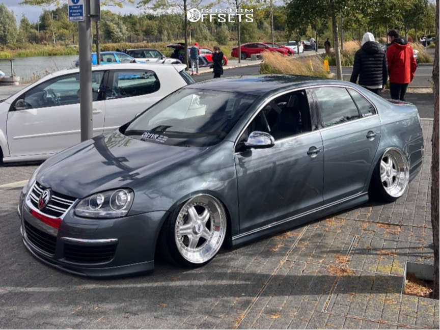 2006 Volkswagen Jetta with 18x9 15 BBS STROSEK and 205/35R18