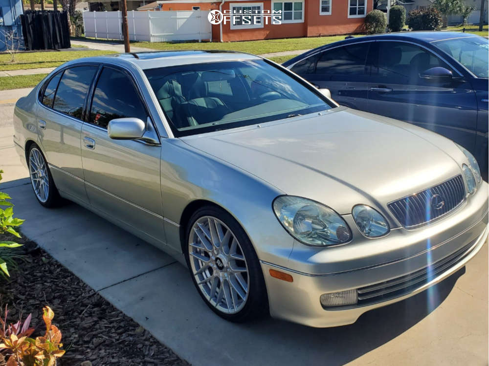 2004 Lexus GS300 with 19x8 35 Rotiform Rse and 245/35R19 Lexani Lx ...