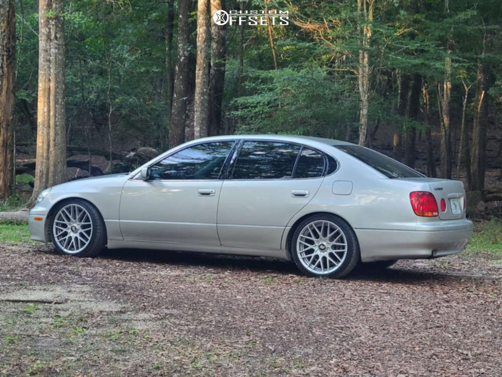 2004 Lexus GS300 with 19x8 35 Rotiform Rse and 245/35R19 Lexani Lx ...