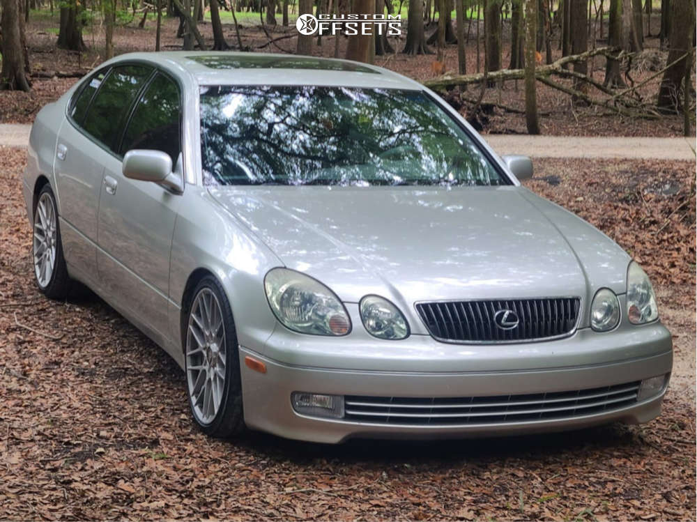 2004 Lexus GS300 with 19x8 35 Rotiform Rse and 245/35R19 Lexani Lx ...
