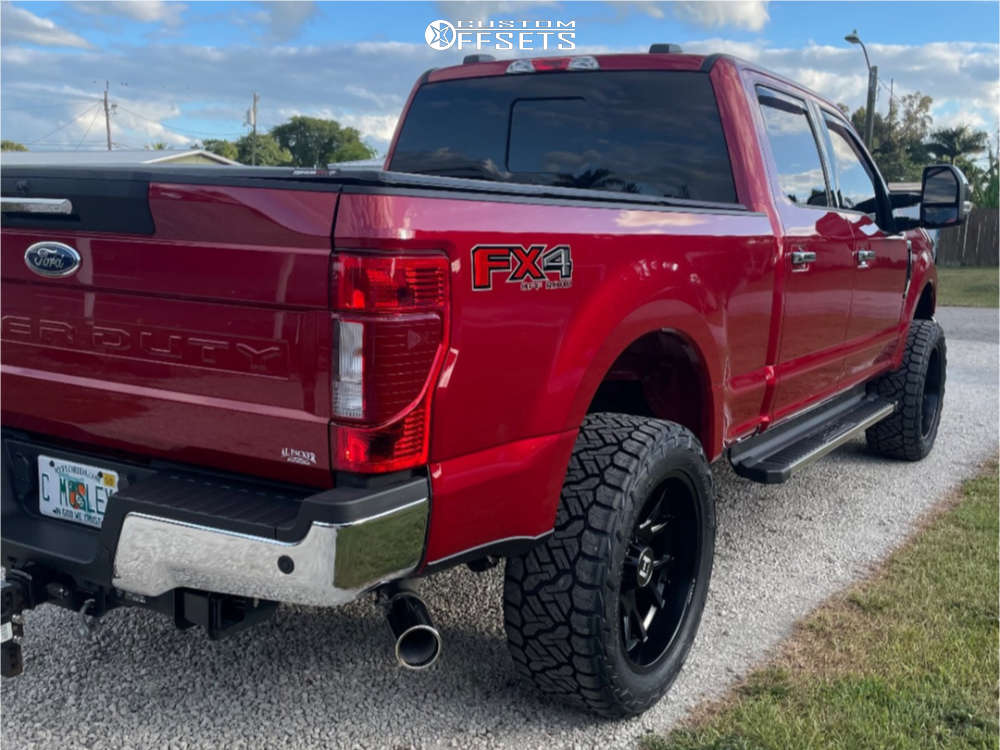 2022 Ford F-250 Super Duty with 22x10 -25 Hostile Rage and 35/12.5R22 ...