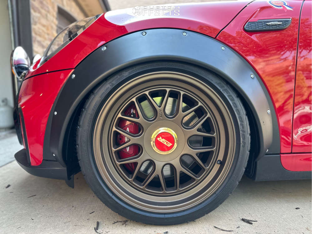 2024 Mini Cooper with 18x9.5 15 ESR Cr1 and 255/35R18 BFGoodrich G ...