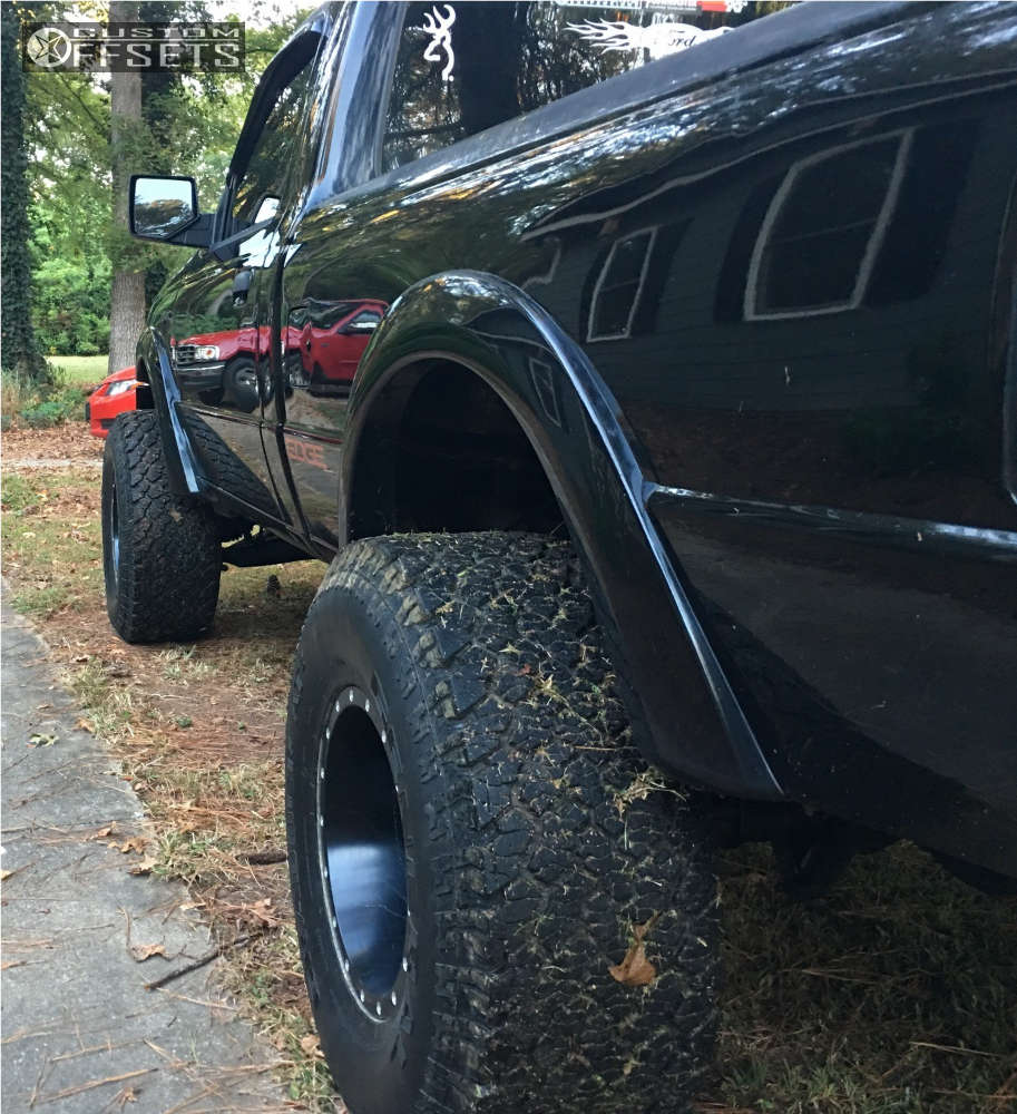 First Gen Ranger Rims 2001 Ford Ranger with 15x10 -43 Fuel Revolver and 33/12.5R15 General ...